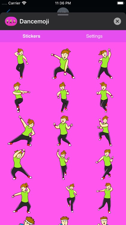 Dancemoij Stickers