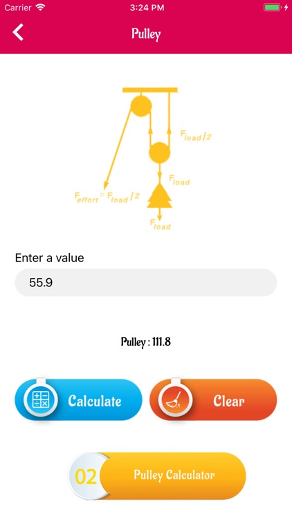 Calculator For Plan and Pulley