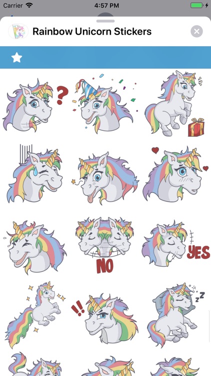 Rainbow Unicorn Stickers screenshot-9