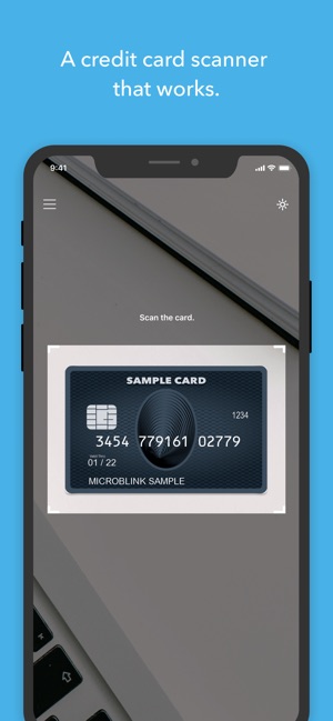 BlinkCard - Scan Credit Cards(圖1)-速報App