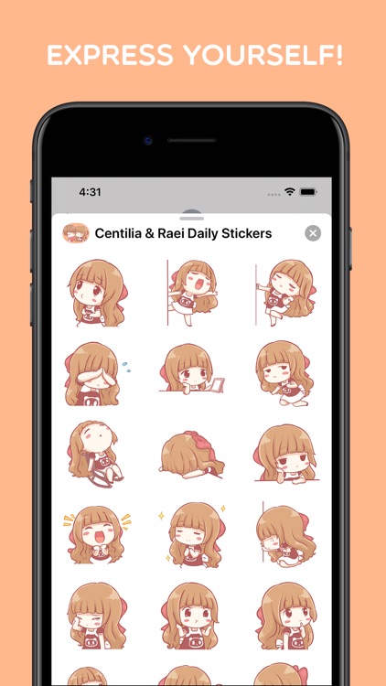 Centilia & Raei Daily Stickers