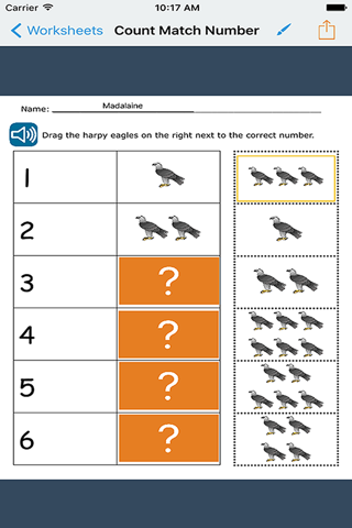 GoWorksheet Maker - náhled