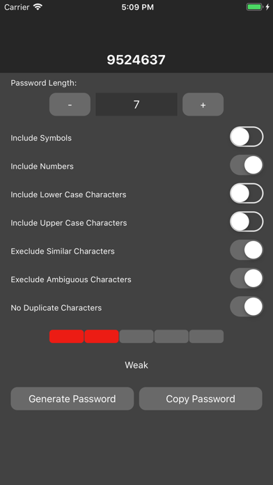 Strong Password Generator screenshot 2