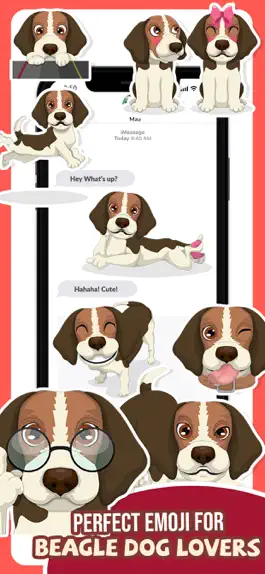 Game screenshot Beagle Dog Emojis Stickers App mod apk