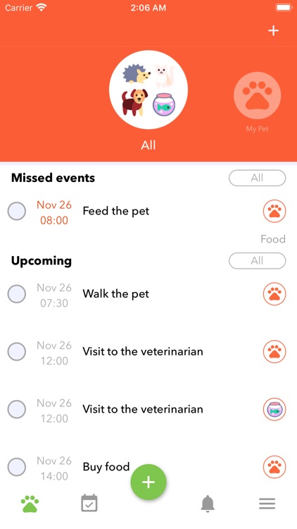 Animal and pet care diary screenshot-0