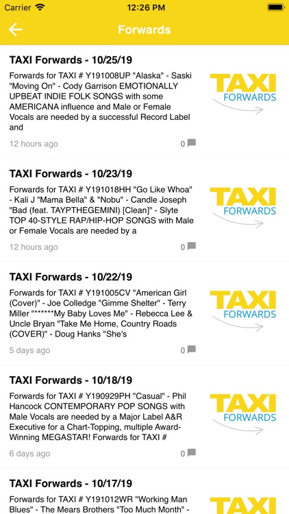 TAXI Independent A&R