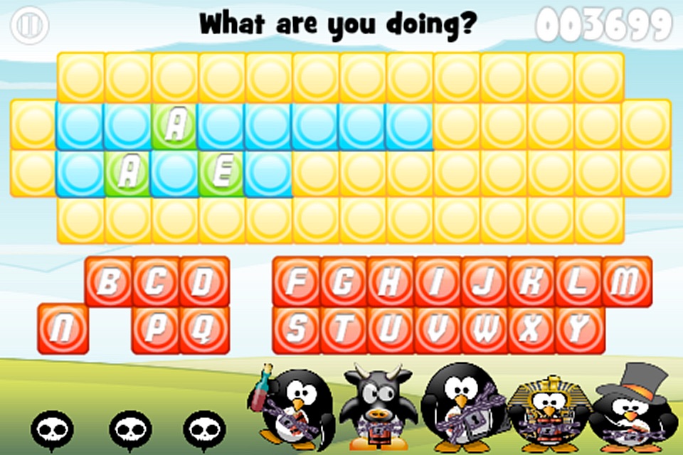 Penguin Wack Word Guess screenshot 3