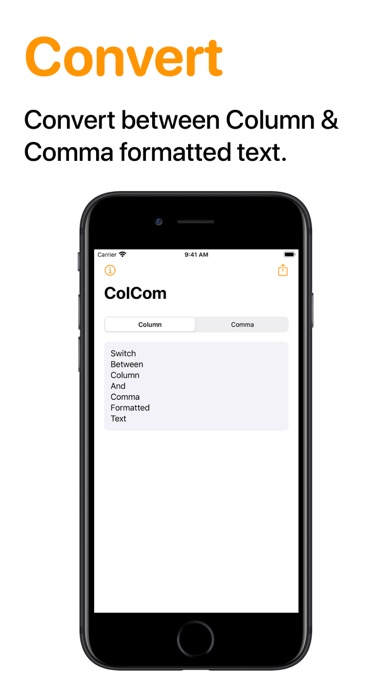 ColCom: Convert Column & Commaのおすすめ画像1