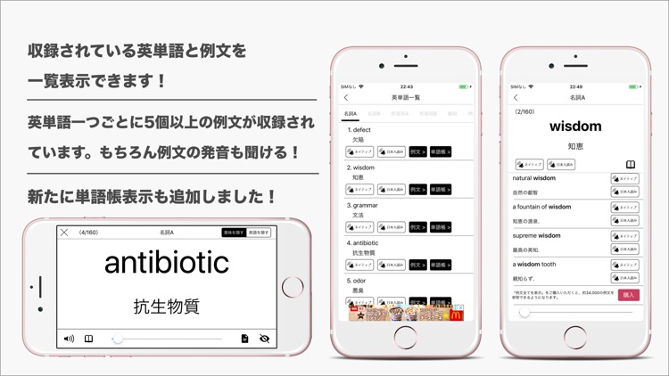 発音とタッチで覚える英検2級英単語