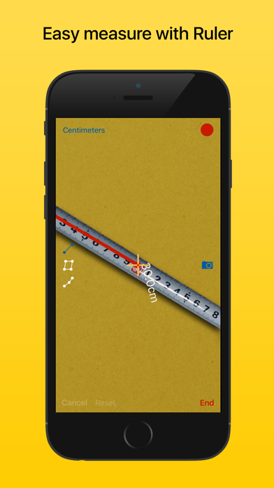 Ruler - tape measure length 17ft Screenshot 1