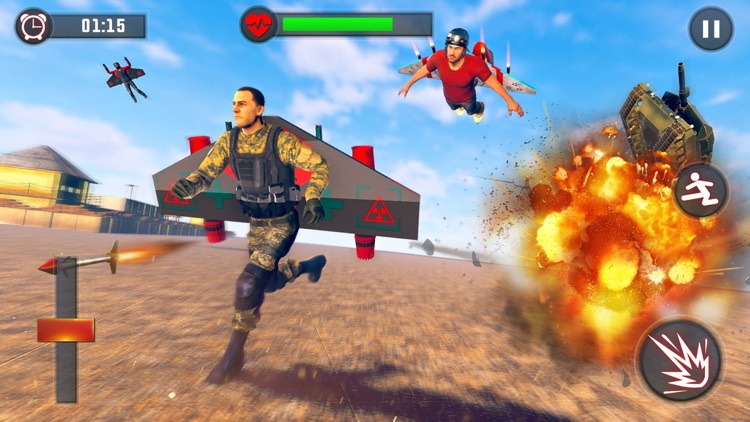 Jetpack Air Battle screenshot-4