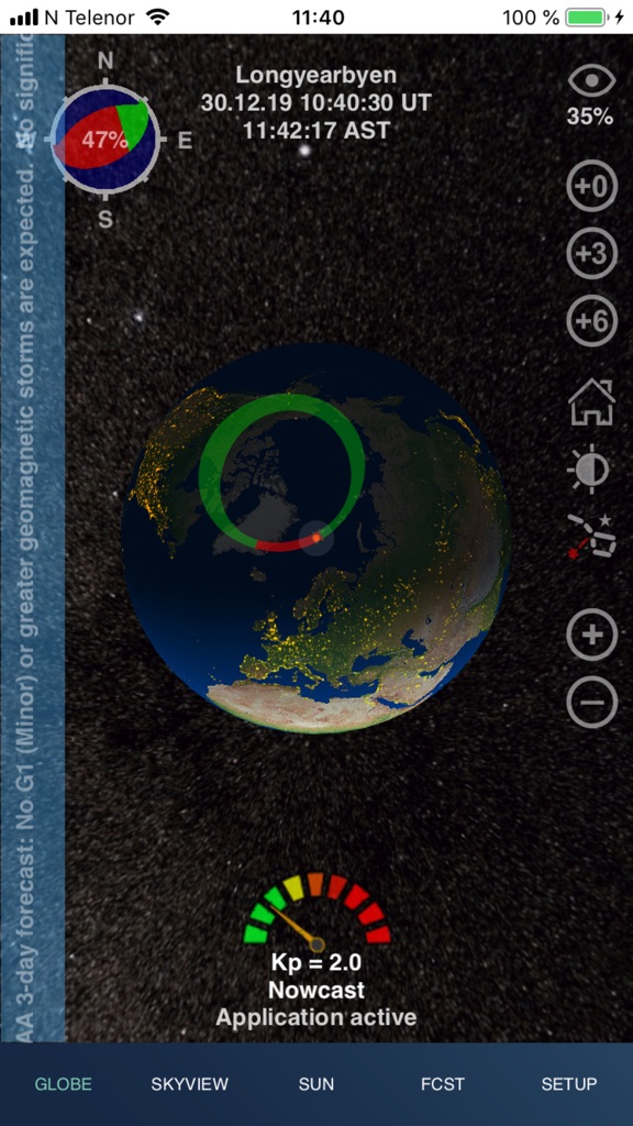 【图】Aurora Forecast 3D(截图1) 【图】Aurora Forecast 3D(截图1)