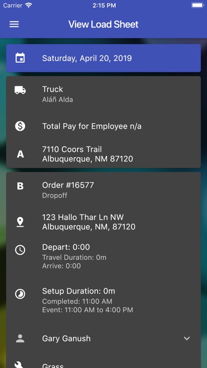 Event Rental Systems Driverapp By Robert Weinstein