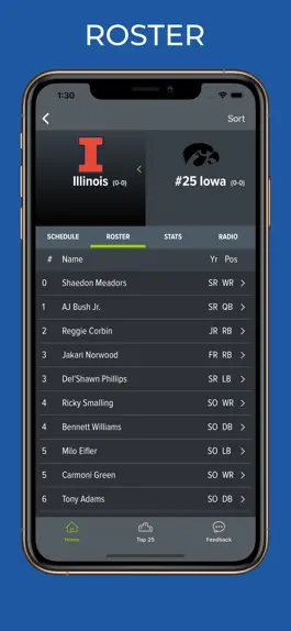 Game screenshot Illinois Football Schedules hack