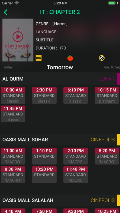 Oman Cinemas & Showtimes screenshot 3