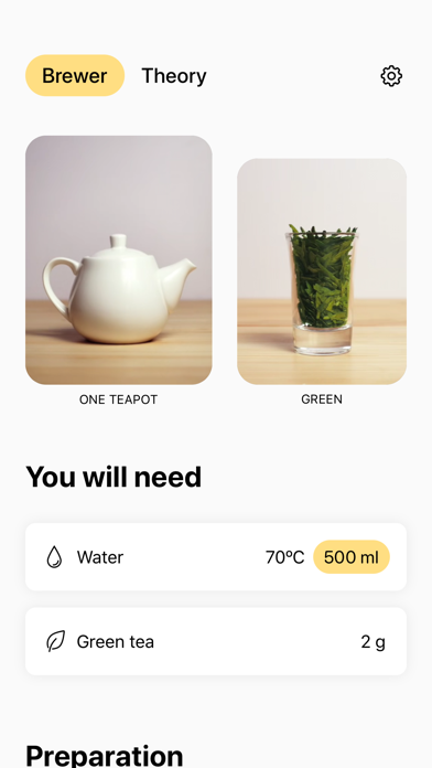 The Great Tea App Screenshots