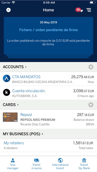 How to cancel & delete BBVA Net Cash | ES & PT from iphone & ipad 1