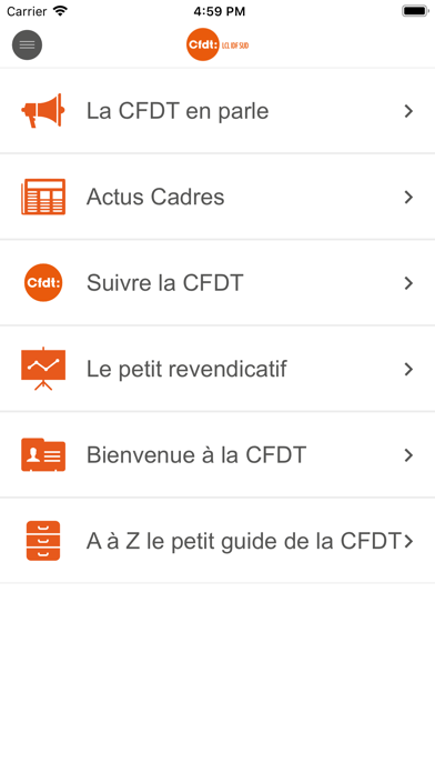 CFDT MERCER screenshot 3