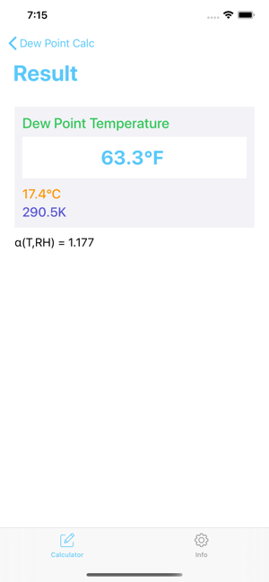 Dew Point Calculator - Calc(圖2)-速報App