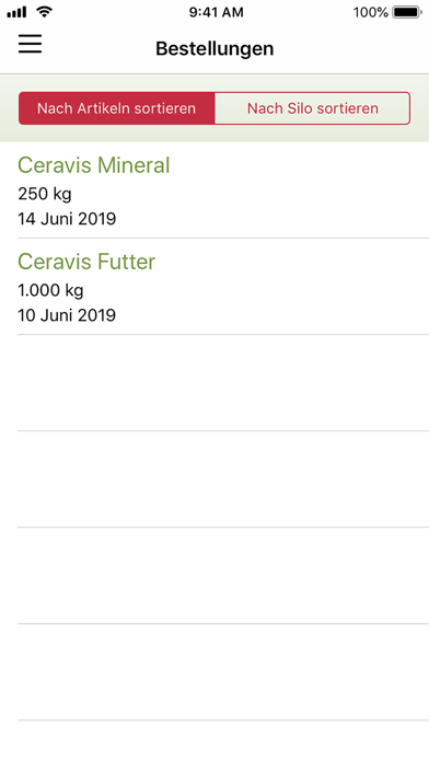 Ceravis Futter-App screenshot 4