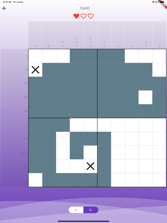 Screenshot #5 pour Nonograms: японские кроссворды