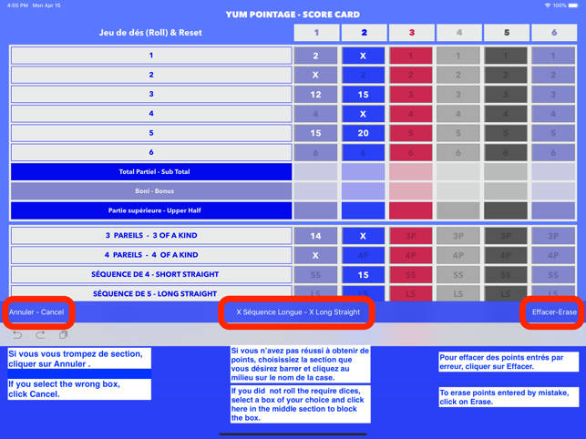 Yum carte pointage -Score card(圖1)-速報App