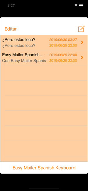 Easy Mailer Spanish Keyboard(圖2)-速報App