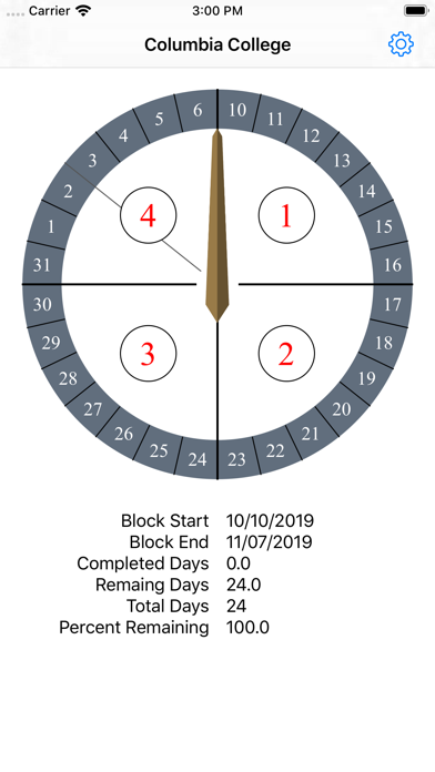 Block Schedule Clock screenshot 3