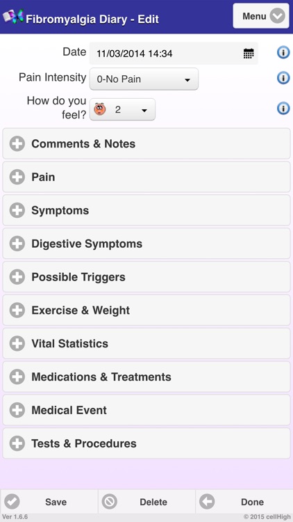 Fibromyalgia Diary 2