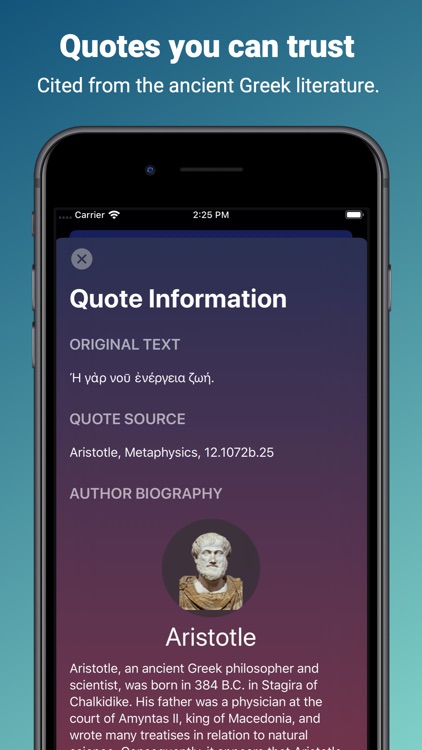 Thallo - ancient Greek quotes screenshot-6