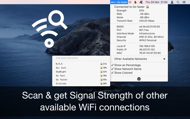 ‎Wifiry: WiFi Signal Strength Screenshot