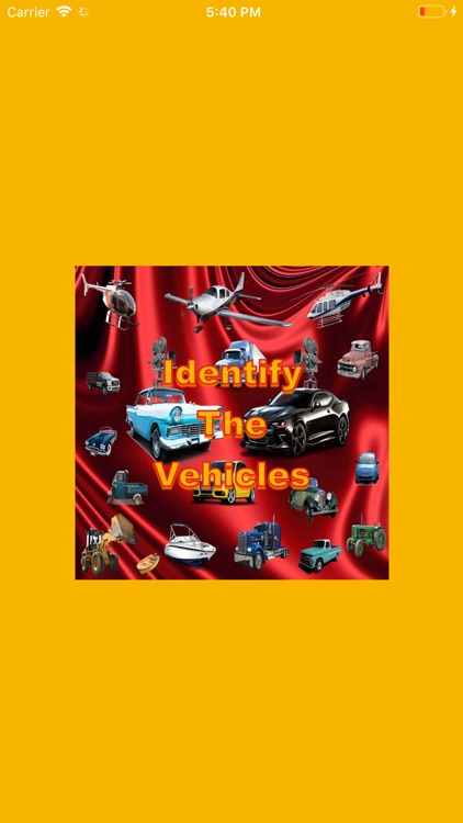 Identify The Vehicles