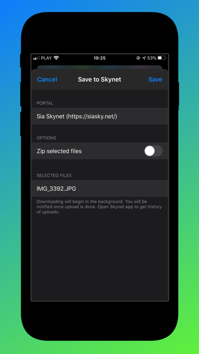 Skynet - file sharing screenshot 3