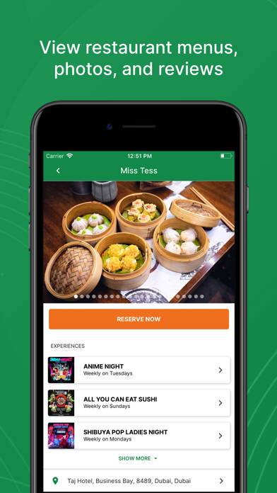 Eat App: Restaurant Bookings screenshot 3