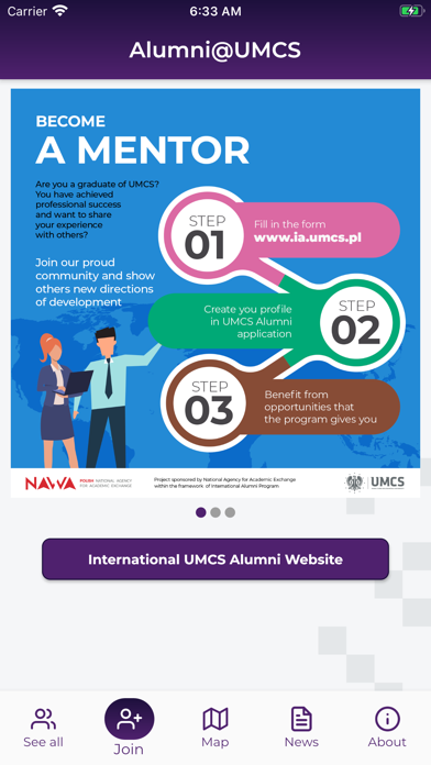 International Alumni@UMCS screenshot 3