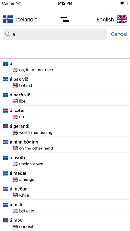 Icelandic-English Dictionary screenshot-3