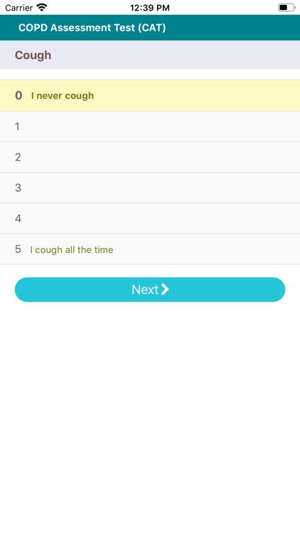 COPD Assessment Test