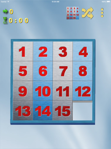 Fifteen puzzle! screenshot 2