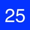 １から２５までの数字を順番にタッチするゲームです。