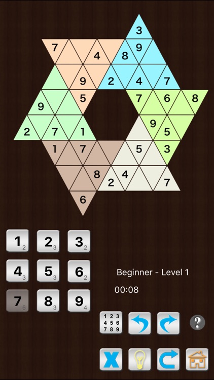 Star Sudoku - Six Triangles