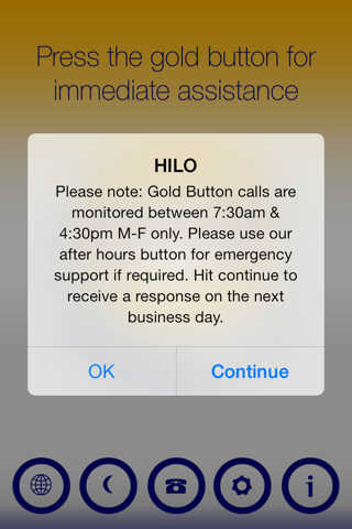 HILO GOLD BUTTON screenshot 2