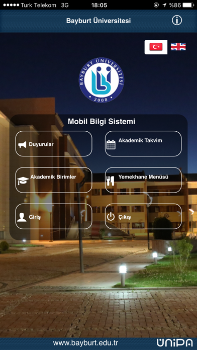 How to cancel & delete Bayburt Üniversitesi from iphone & ipad 1