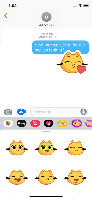 Michi Moji Kitty - Cat Emojis(圖2)-速報App