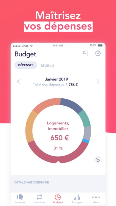 Linxo - L'app n°1 de budget screenshot 3