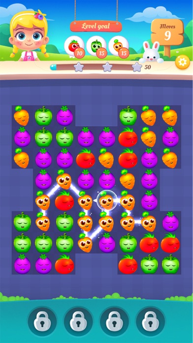 Garden Fruits - match 3 to win screenshot 4