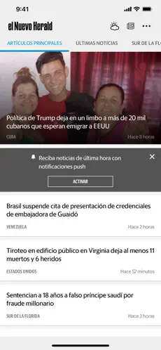 Screenshot 1 El Nuevo Herald iphone