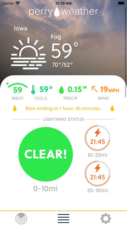 Pocket Perry-Lightning Alerts