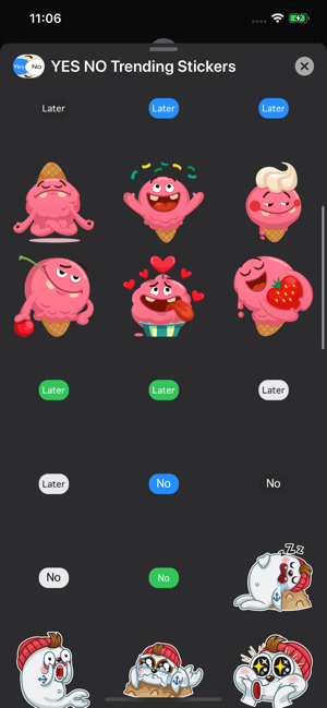 YES NO Trending Stickers(圖3)-速報App