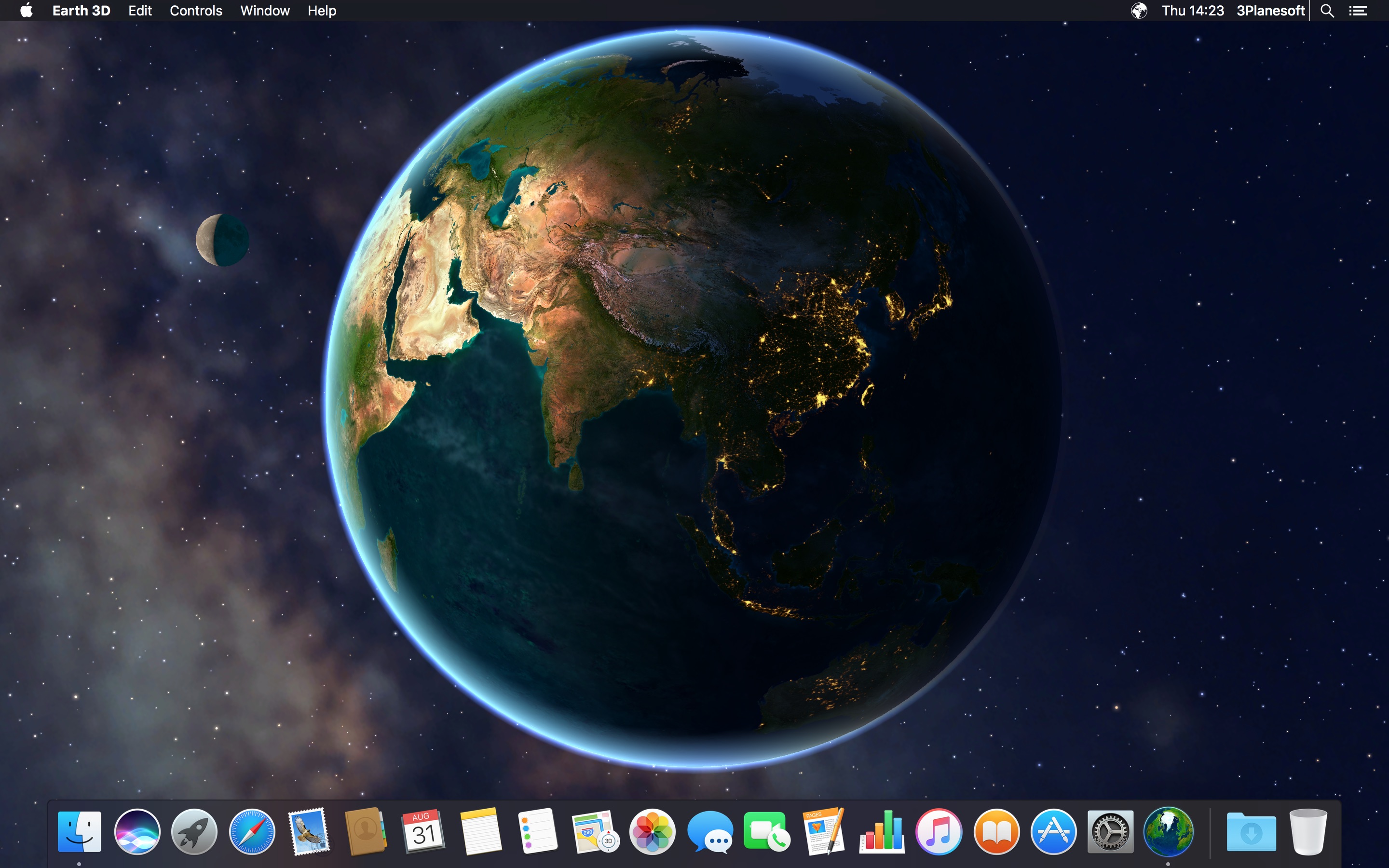 Screenshot do app Earth 3D