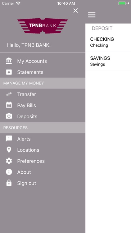 TPNB Bank Mobile App